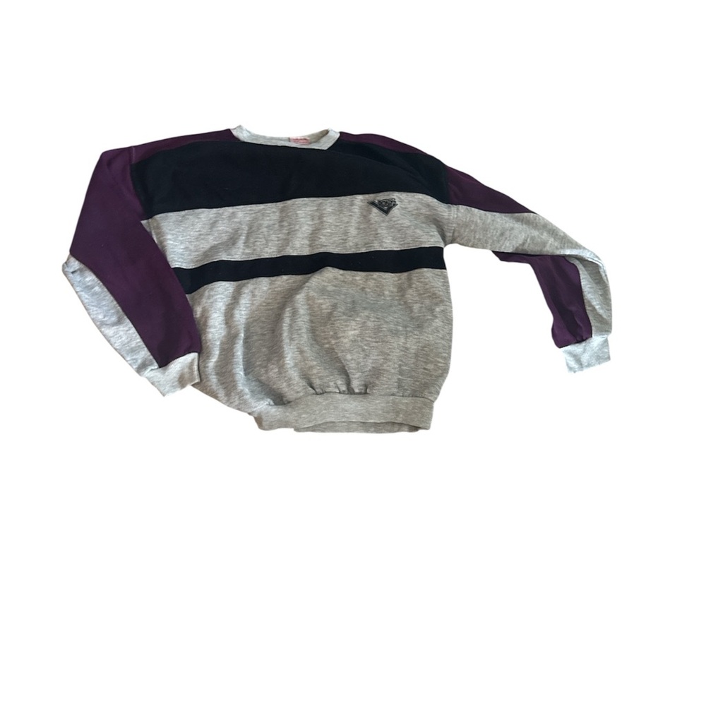 VIntage Pony Gray and Purple Sweatshirt 80’s